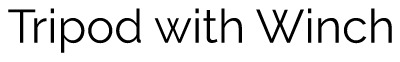 Tripod with Winch Logo